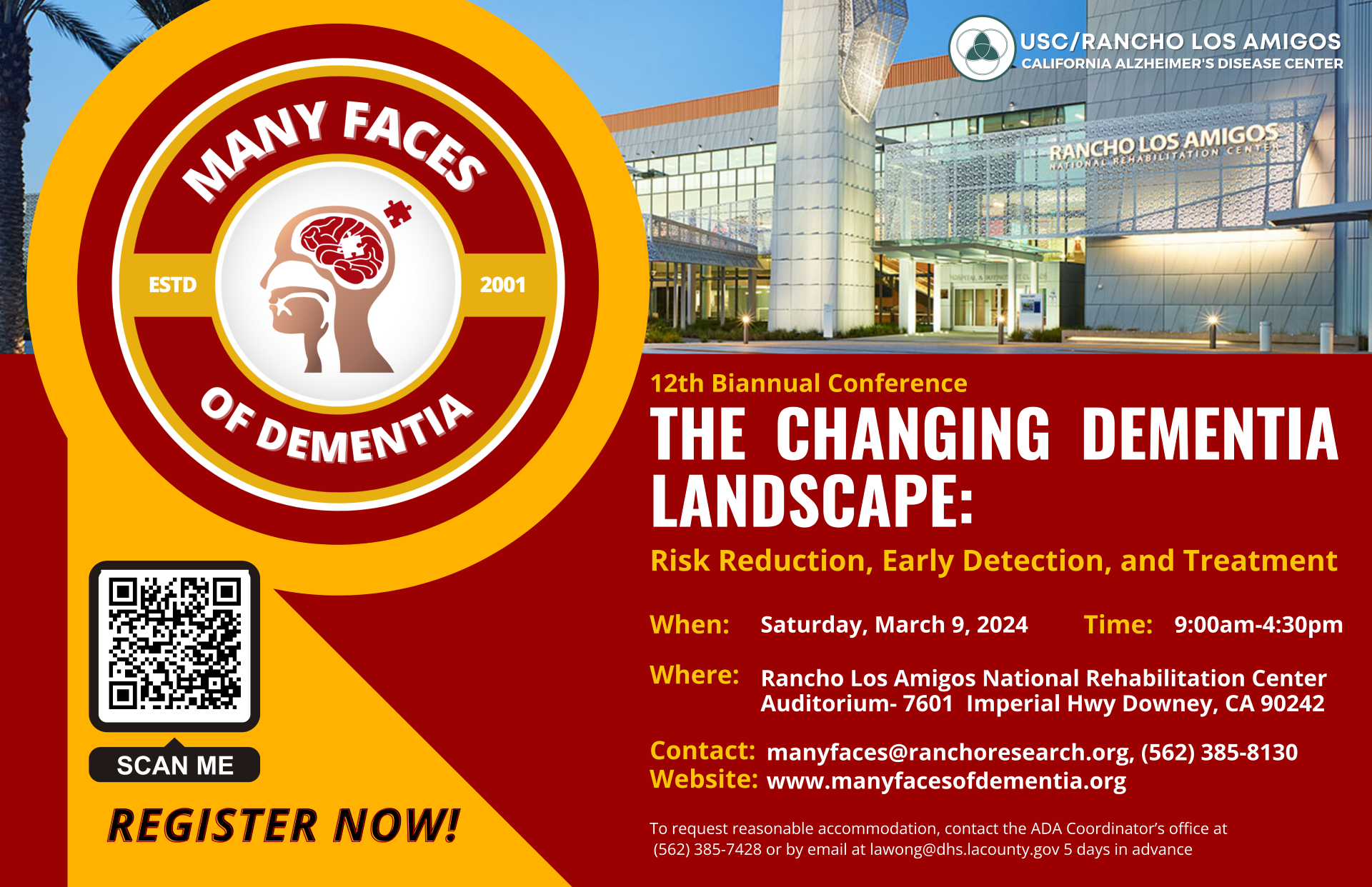 Many Faces of Dementia Flyer